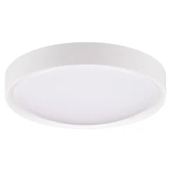 Plafoniere Bagno-Selezionato da Mazzolaluce Plafoniera da bagno rotonda bianca led 3000k 18w