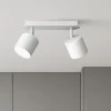 Plafoniere Moderne-Selezionato da Mazzolaluce Plafoniera da cucina bianca con faretti orientabili fp