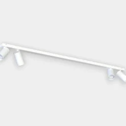 Plafoniere Moderne-Selezionato da Mazzolaluce Plafoniera da cucina bianca 4 faretti orientabili