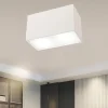 Plafoniere Moderne-Selezionato da Mazzolaluce Plafoniera da cucina bianca rettangolare fp