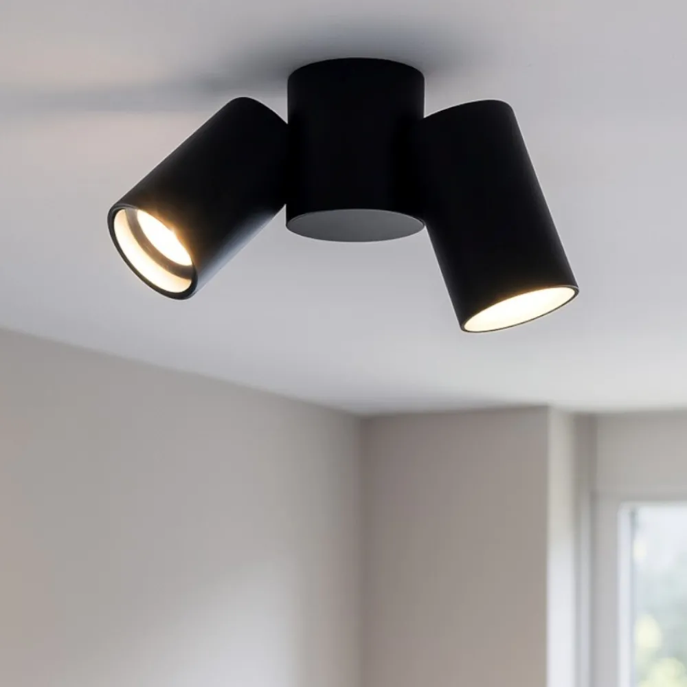 Plafoniere Moderne-Selezionato da Mazzolaluce Plafoniera da cucina con faretti per illuminazione pensili