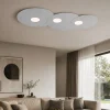 Plafoniere Moderne-Top Light Plafoniera da cucina design moderna grigio toplight cloud
