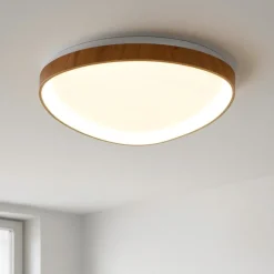 Plafoniere Moderne-Selezionato da Mazzolaluce Plafoniera da cucina effetto legno led 2700k a 5000k con telecomando