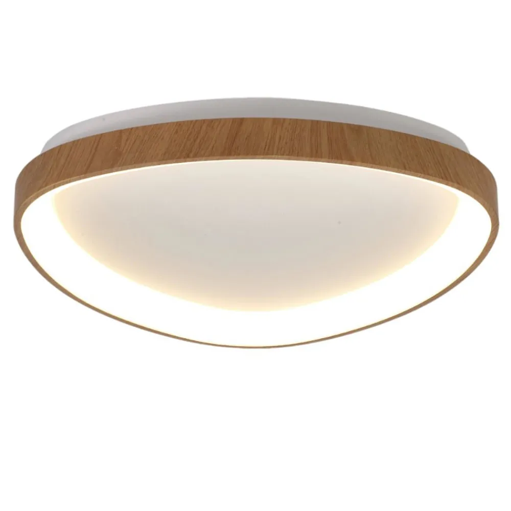 Plafoniere Moderne-Selezionato da Mazzolaluce Plafoniera da cucina effetto legno led 2700k a 5000k con telecomando