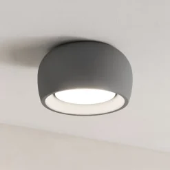 Plafoniere Moderne-Sforzin Illuminazione Plafoniera da cucina grigia moderna sforzin mysia