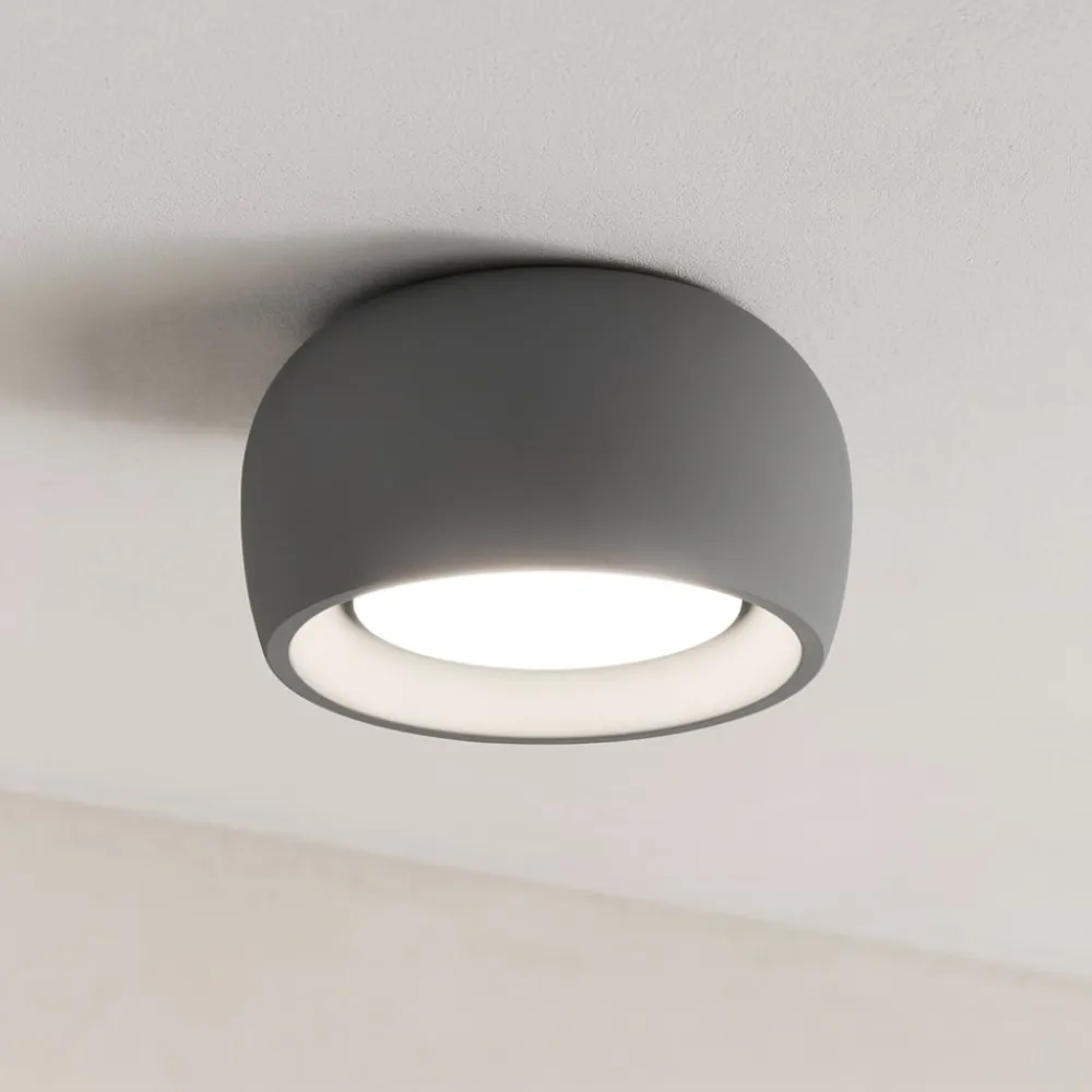 Plafoniere Moderne-Sforzin Illuminazione Plafoniera da cucina grigia moderna sforzin mysia