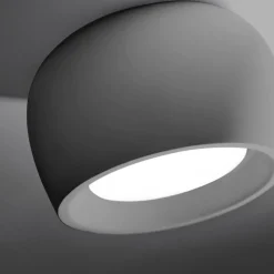 Plafoniere Moderne-Sforzin Illuminazione Plafoniera da cucina grigia moderna sforzin mysia