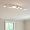 Plafoniere Moderne-Selezionato da Mazzolaluce Plafoniera da cucina grigio nichel led 4000k