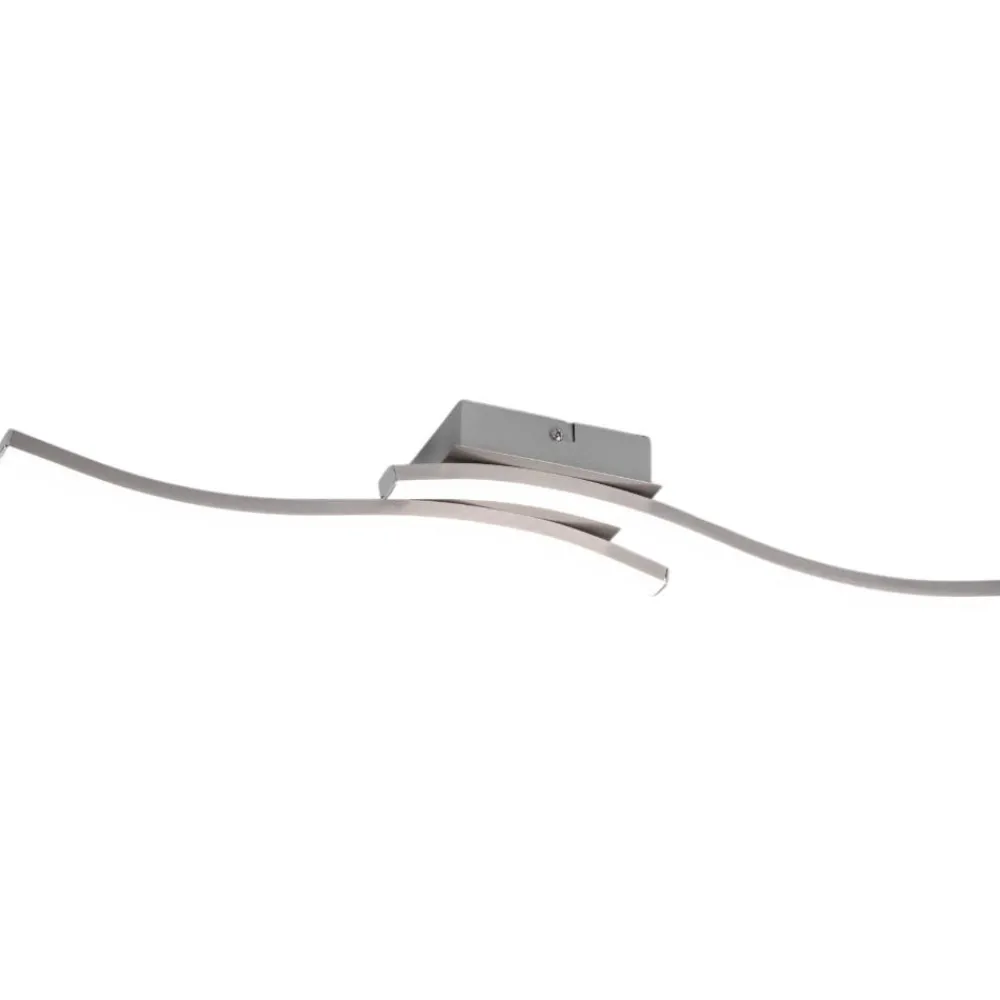 Plafoniere Moderne-Selezionato da Mazzolaluce Plafoniera da cucina grigio nichel led 4000k
