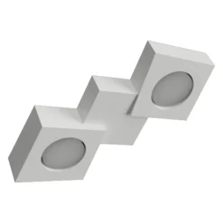 Plafoniere Moderne-Selezionato da Mazzolaluce Plafoniera da cucina in gesso con forma trapezoidale