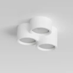 Plafoniere Moderne-Selezionato da Mazzolaluce Plafoniera da cucina in gesso bianca moderna