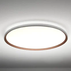 Plafoniere Moderne-Vivida International Plafoniera da cucina led 84w 3000k 4000k rotonda argento rame vivida atena