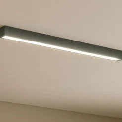 Plafoniere Moderne-Selezionato da Mazzolaluce Plafoniera da cucina led 11w 3000k nera 62cm rettangolare