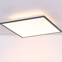 Plafoniere Moderne-Selezionato da Mazzolaluce Plafoniera da cucina led 36w 3000k 60x60 quadrata antracite