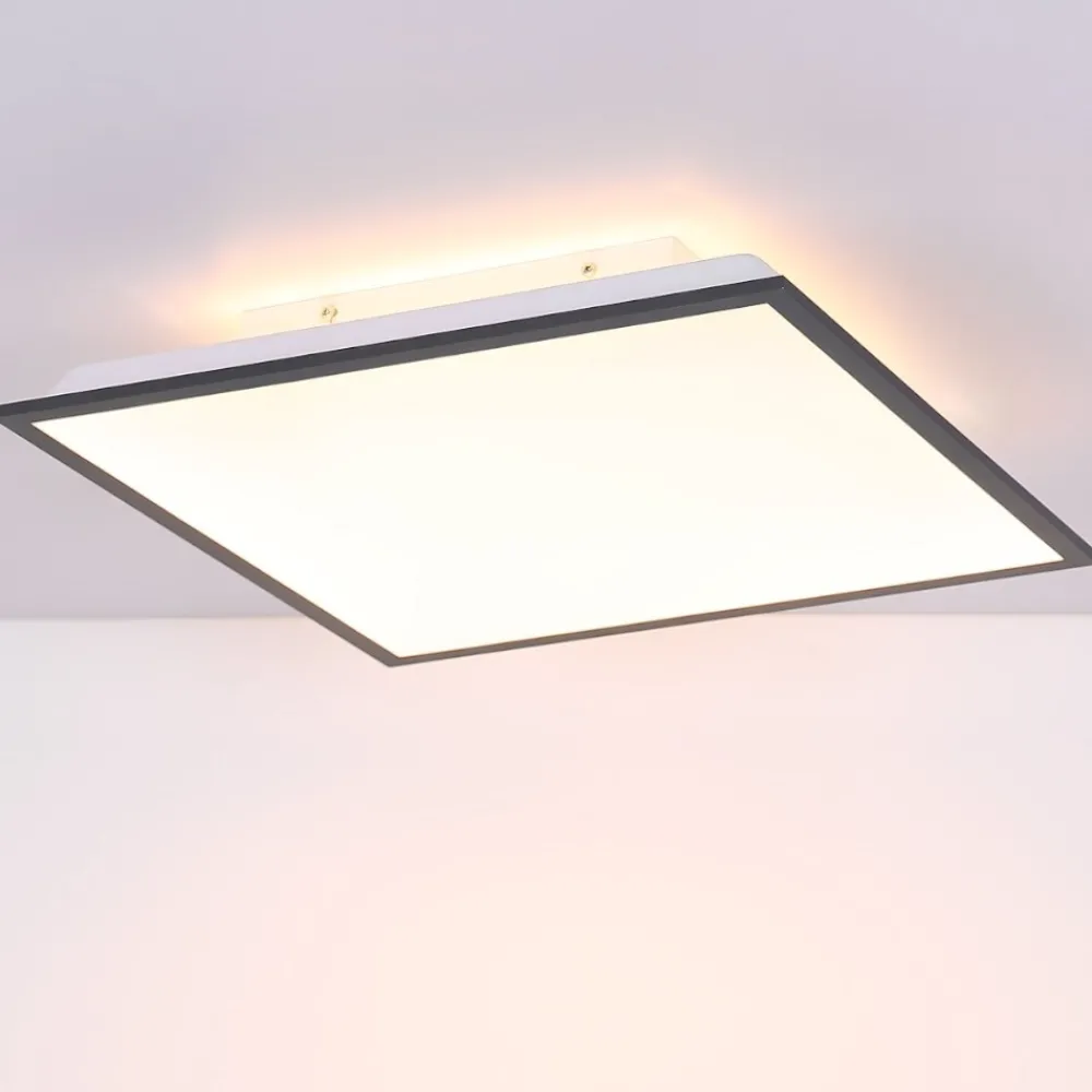 Plafoniere Moderne-Selezionato da Mazzolaluce Plafoniera da cucina led 36w 3000k 60x60 quadrata antracite