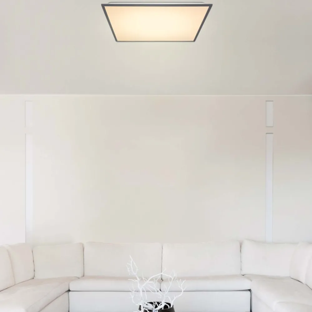 Plafoniere Moderne-Selezionato da Mazzolaluce Plafoniera da cucina led 36w 3000k 60x60 quadrata antracite