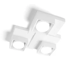 Plafoniere Moderne-Sforzin Illuminazione Plafoniera da cucina 3 luci sforzin sibari design moderna