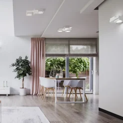 Plafoniere Moderne-Sforzin Illuminazione Plafoniera da cucina 3 luci sforzin sibari design moderna