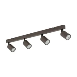 Plafoniere Moderne-Selezionato da Mazzolaluce Plafoniera da cucina marrone luci orientabili