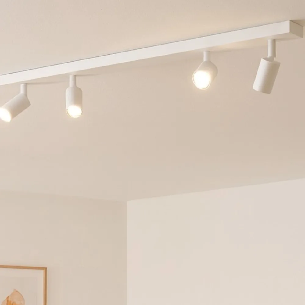 Plafoniere Moderne-Top Light Plafoniera da cucina moderna 4 luci orientabili bianca toplight