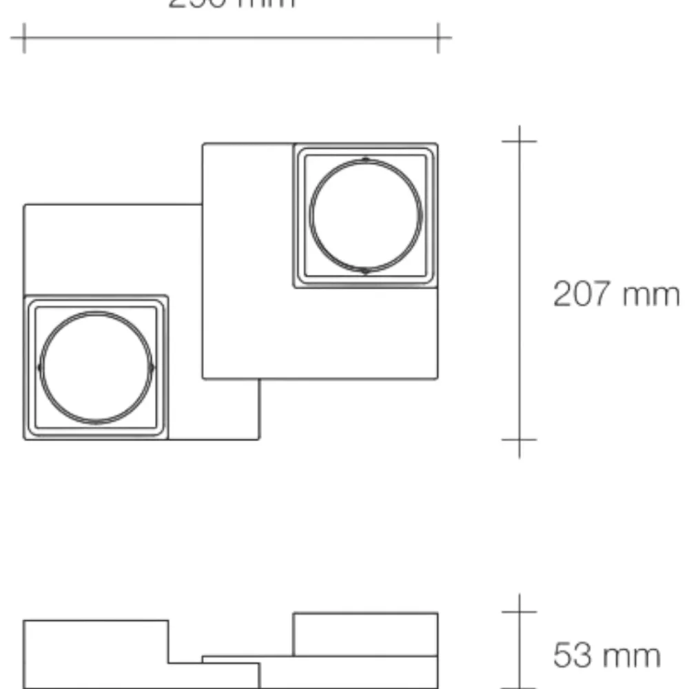 Plafoniere Moderne-Sforzin Illuminazione Plafoniera da cucina moderna in gesso sforzin sibari