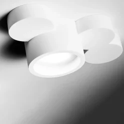 Plafoniere Moderne-Sforzin Illuminazione Plafoniera da cucina moderna bianca chio sforzin