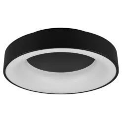 Plafoniere Moderne-Selezionato da Mazzolaluce Plafoniera da cucina nera rotonda moderna dimmerabile con telecomando