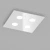 Plafoniere Moderne-Top Light Plafoniera da cucina quadrata moderna vetro bianco