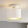 Plafoniere Moderne-Selezionato da Mazzolaluce Plafoniera da cucina rotonda di colore bianco