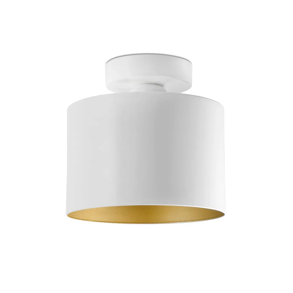 Plafoniere Moderne-Selezionato da Mazzolaluce Plafoniera da cucina rotonda di colore bianco