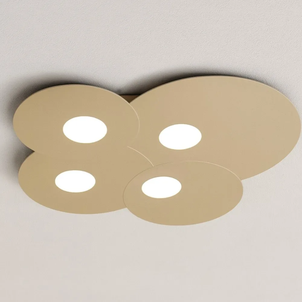Plafoniere Moderne-Top Light Plafoniera da cucina sabbia design moderna toplight cloud