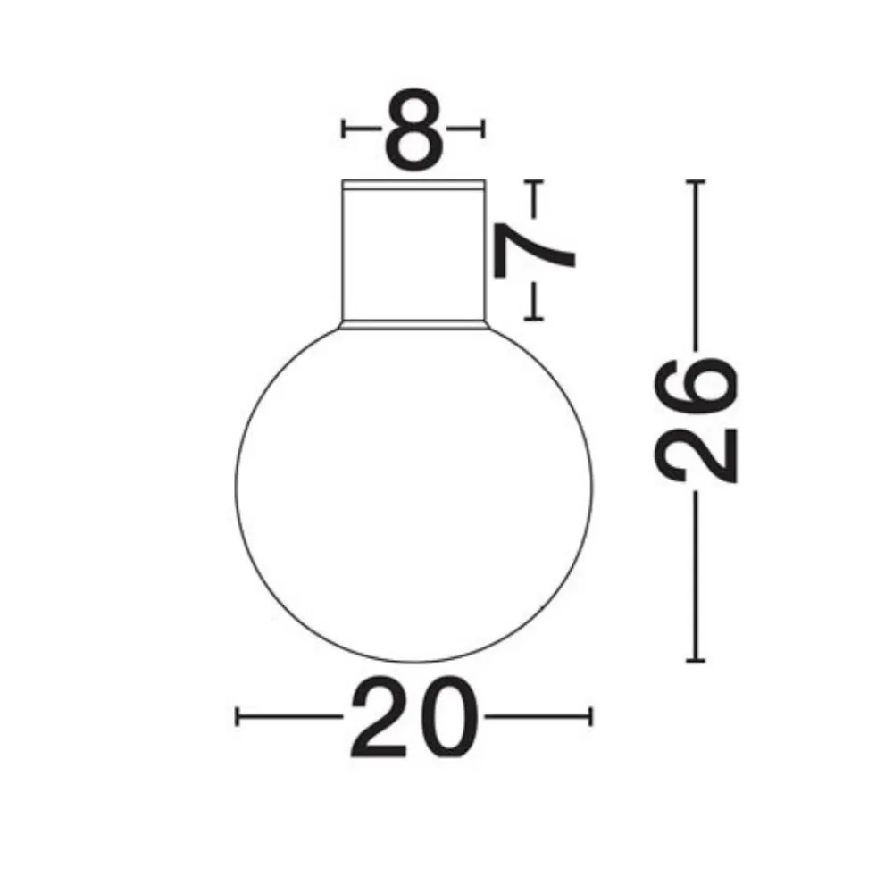 Plafoniere Da Esterno-Selezionato da Mazzolaluce Plafoniera da esterno antracite sfera vetro bianco moderna ip54