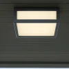 Plafoniere Da Esterno-Selezionato da Mazzolaluce Plafoniera da esterno antracite led 14w 3000k quadrata
