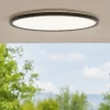 Plafoniere Da Esterno-Selezionato da Mazzolaluce Plafoniera da esterno 50cm rotonda led 45w cct nera ip54