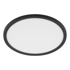 Plafoniere Da Esterno-Selezionato da Mazzolaluce Plafoniera da esterno 50cm rotonda led 45w cct nera ip54