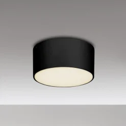 Plafoniere Da Esterno-Selezionato da Mazzolaluce Plafoniera da esterno rotonda antracite led 10w 3000k ip65