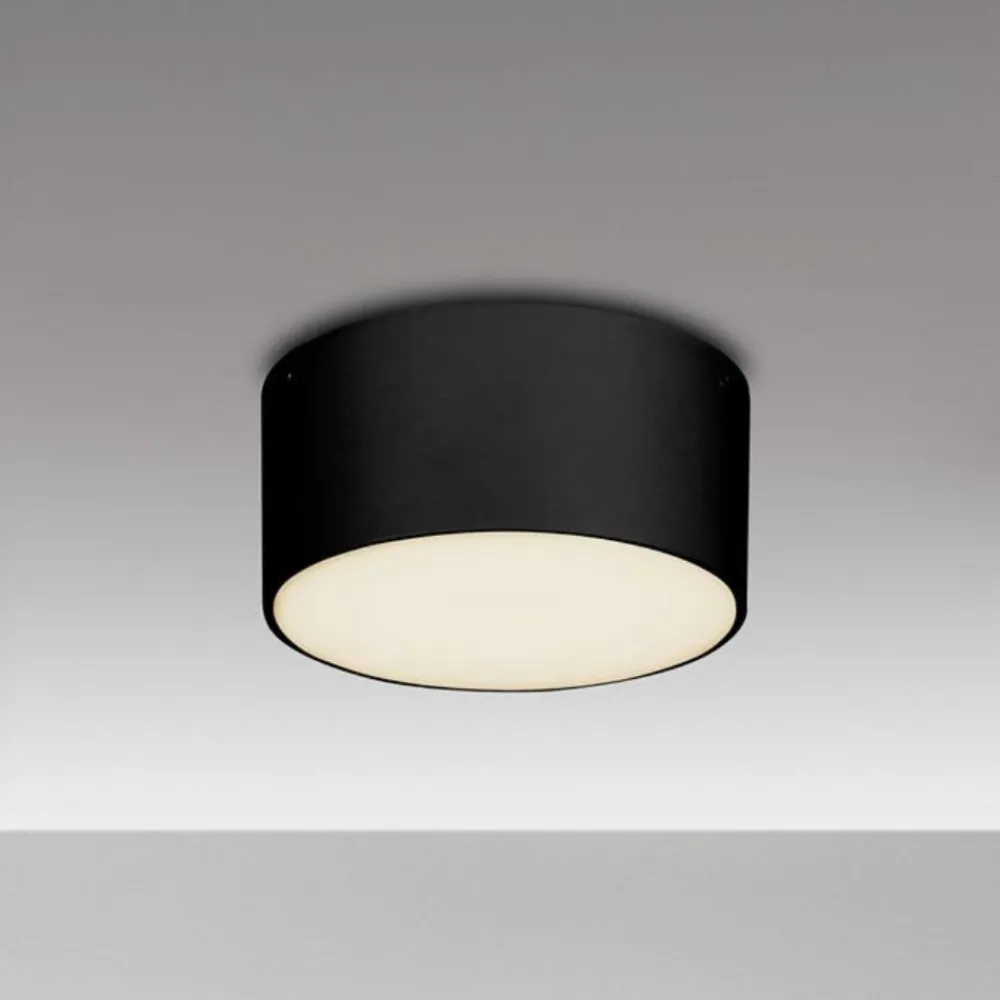 Plafoniere Da Esterno-Selezionato da Mazzolaluce Plafoniera da esterno rotonda antracite led 10w 3000k ip65
