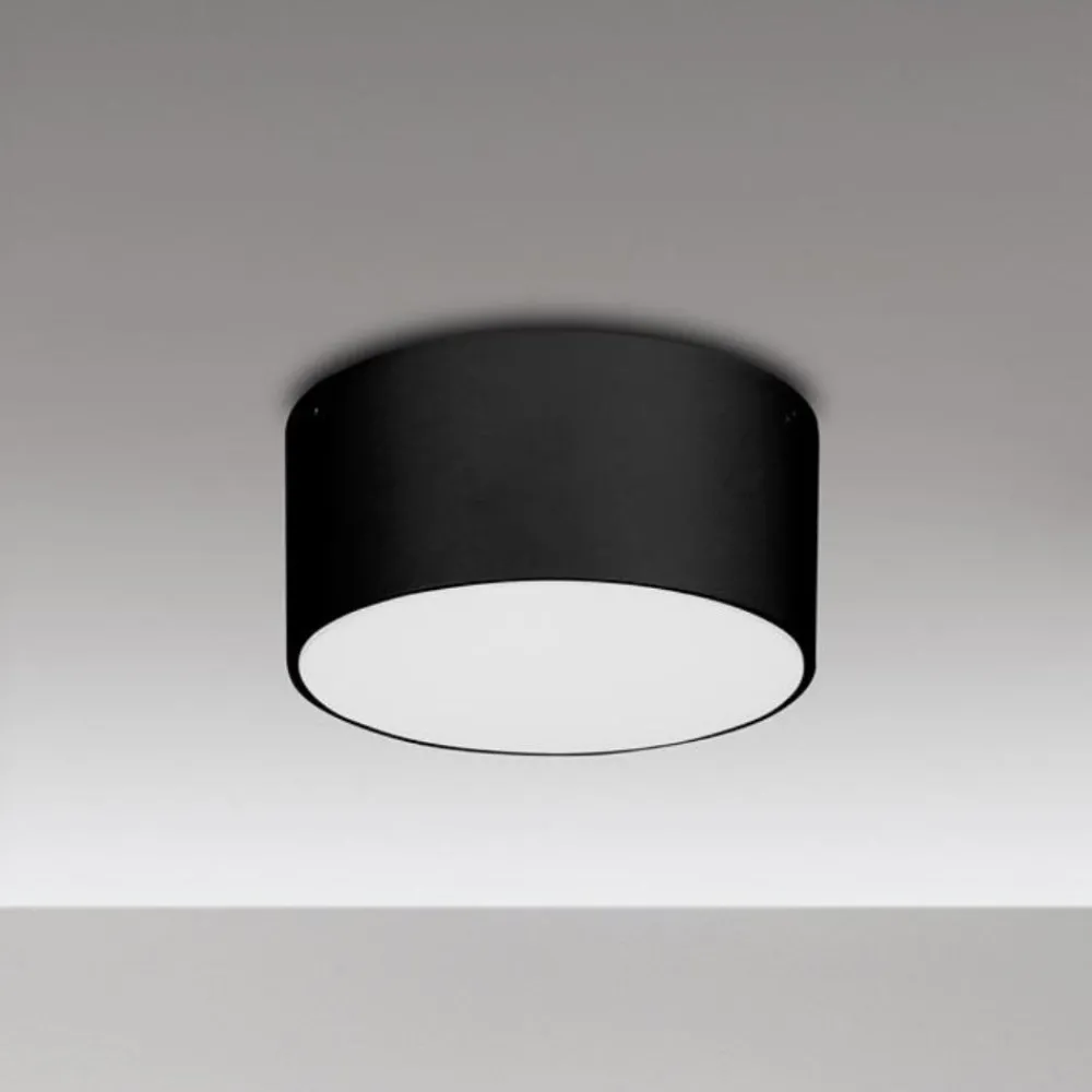 Plafoniere Da Esterno-Selezionato da Mazzolaluce Plafoniera da esterno rotonda antracite led 10w 3000k ip65