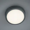 Plafoniere Da Esterno-Selezionato da Mazzolaluce Plafoniera da esterno rotonda moderna antracite led 8w 3000k