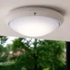 Plafoniere Da Esterno-Selezionato da Mazzolaluce Plafoniera da esterno rotonda bianca ip65 e27