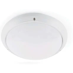Plafoniere Da Esterno-Selezionato da Mazzolaluce Plafoniera da esterno rotonda bianca ip65 e27