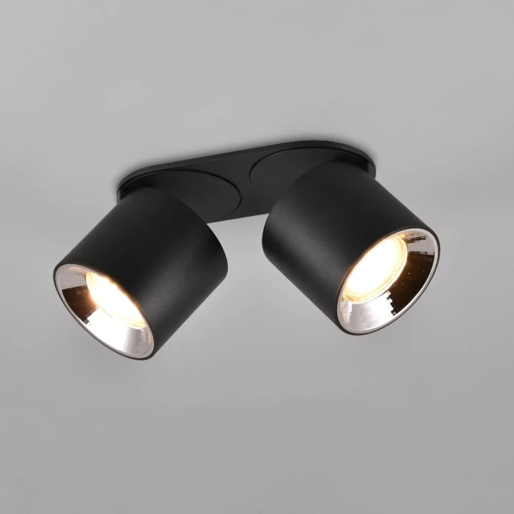 Plafoniere Moderne-Selezionato da Mazzolaluce Plafoniera da incasso o plafone con faretti orientabili