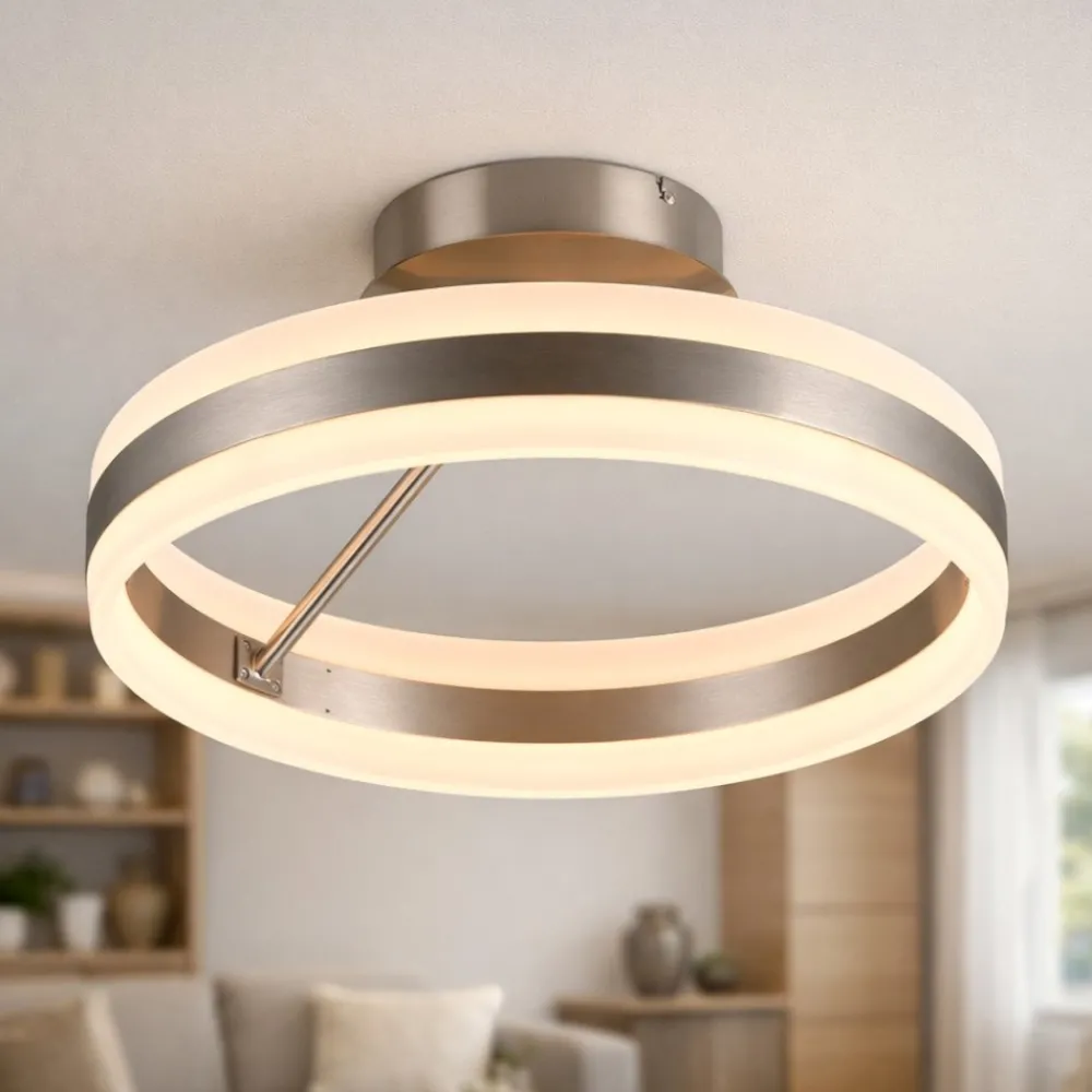 Plafoniere Moderne-Selezionato da Mazzolaluce Plafoniera da soffitto circolare moderna led dimmerabile 2300k 3000k 4000k