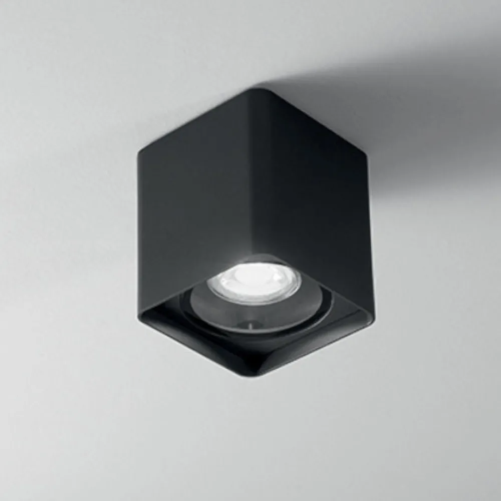 Plafoniere Da Esterno-Perenz Illuminazione Plafoniera da soffitto esterno ip54 gu10 perenz brick antracite opaco