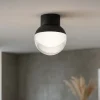 Plafoniere Moderne-Linea Light Plafoniera da soffitto rossini led 6w 3000k nero