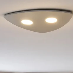 Plafoniere Moderne-Top Light Plafoniera da soffitto moderna grigio toplight shape