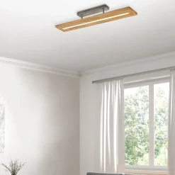 Plafoniere Moderne-Selezionato da Mazzolaluce Plafoniera da soffitto moderna di legno led 27w 3000k per cucina