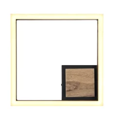 Plafoniere Moderne-Selezionato da Mazzolaluce Plafoniera da soffitto per cucina in legno led 3000k