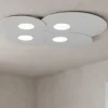 Plafoniere Moderne-Top Light Plafoniera da soffitto per cucina moderna grigio toplight cloud