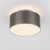 Plafoniere Moderne-Selezionato da Mazzolaluce Plafoniera da soffitto per ingresso nickel nero tonda led 24w 3000k
